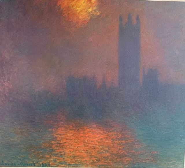 Reproducción de una obra de CLAUDE MONET