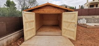 GARAGE DE MADERA - Diferentes medidas