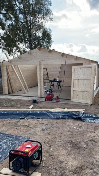 GARAGE DE MADERA - Diferentes medidas