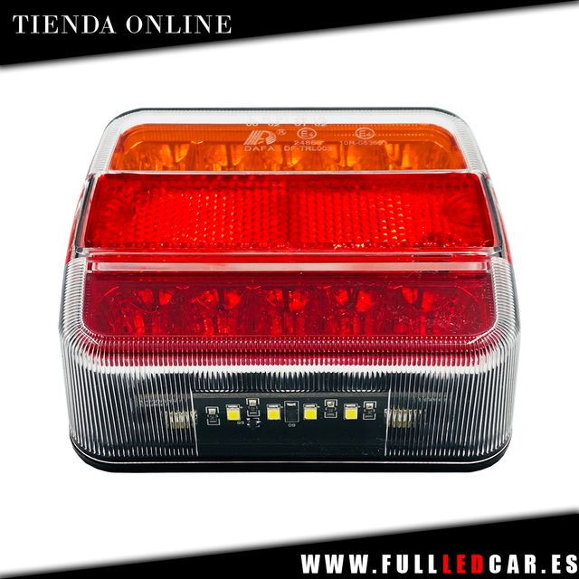 PILOTOS LED TRASEROS TRES FUNCIONES LUZ MATRICULA