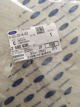 Guía Defensa Delantero derecho Ford Fiesta VII