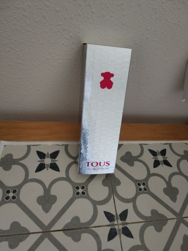 Bote vacío con caja Tous plata