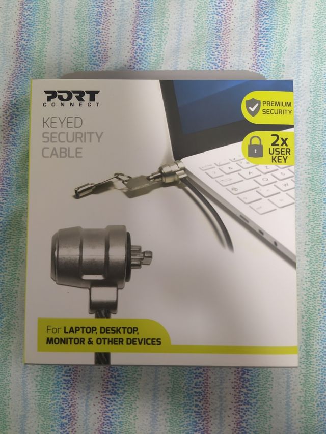 Cable de seguridad para el portátil