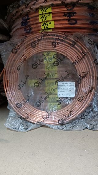 Tubo cobre aire acondicionado 