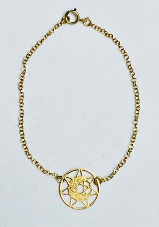 Pulsera con atrapasueños en oro Goldfilled 18 kt