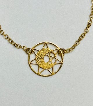 Pulsera con atrapasueños en oro Goldfilled 18 kt