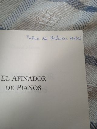 EL AFINADOR DE PIANOS