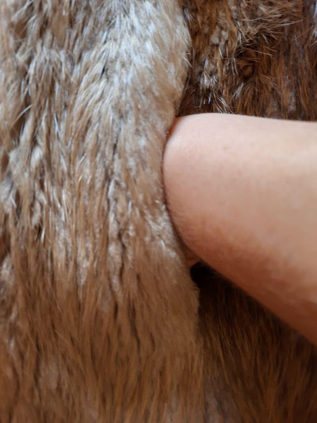 Giaccone in pelliccia di castoro sartoriale