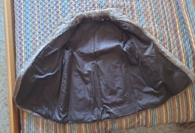 Giaccone in pelliccia di castoro sartoriale