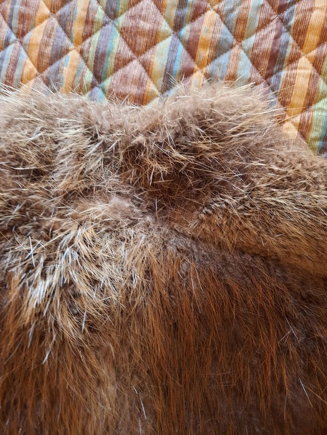 Giaccone in pelliccia di castoro sartoriale