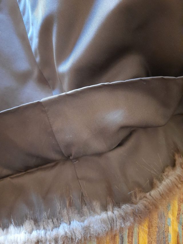 Giaccone in pelliccia di castoro sartoriale