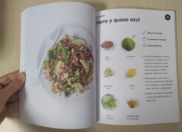 Libro de cocina vegetariana fácil