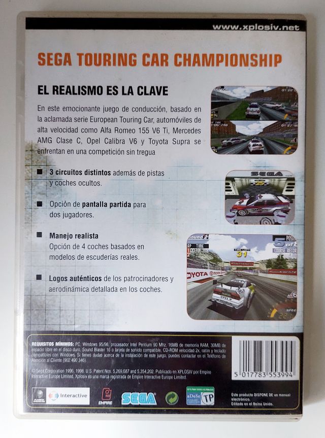 Sega TouringCar Championship PC CD-ROM