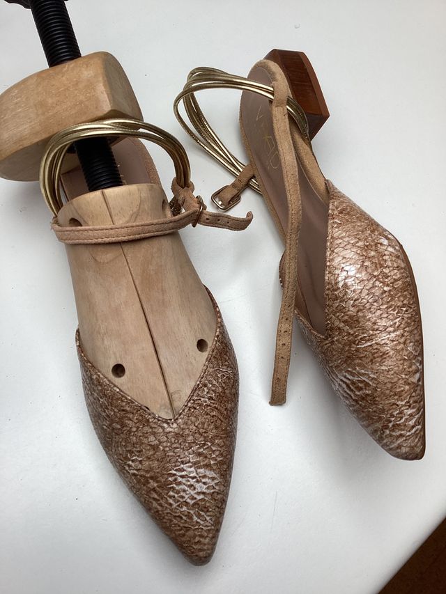 Zapatos/Sandalias de cuero autentico sin estrenar