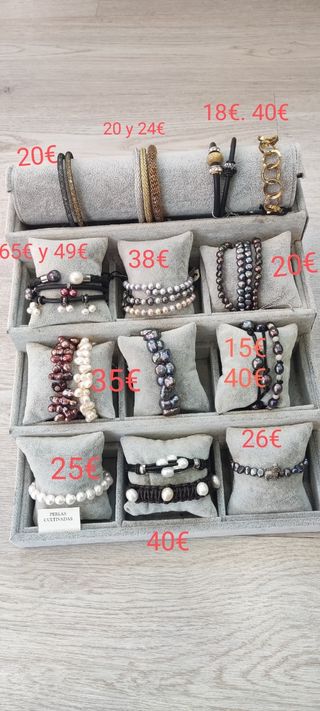 Pulsera perlas cultivadas
