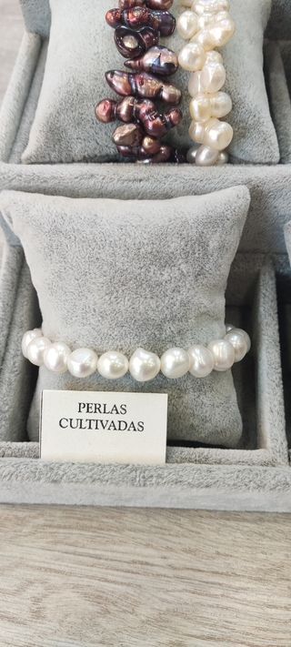 Pulsera perlas cultivadas