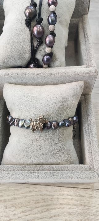 Pulsera perlas cultivadas