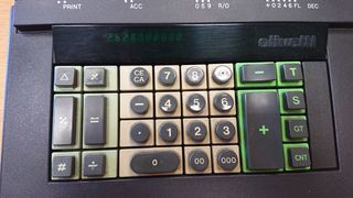MAQUINA CALCULADORA SOBREMESA OLIVETTI LOGOS 41 PD