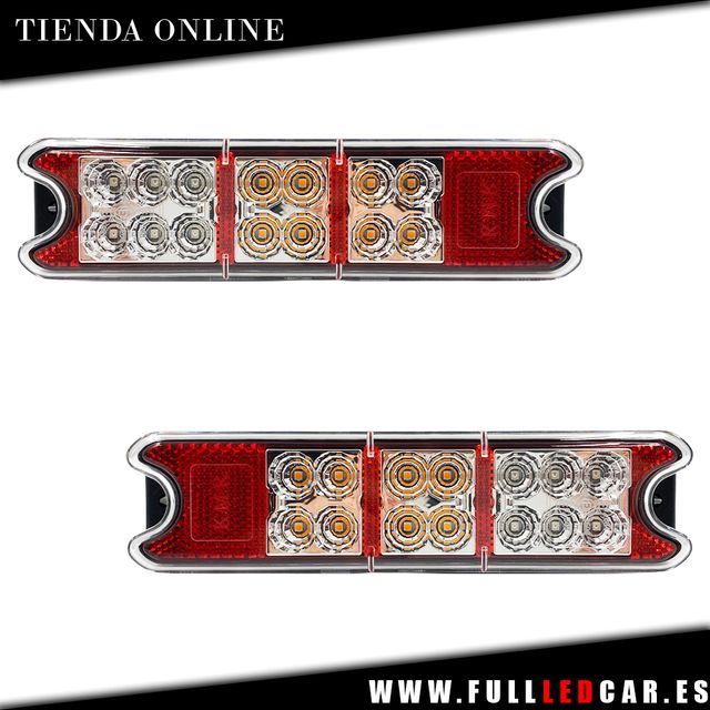 PILOTOS TRASEROS LED 3 FUNCIONES MINI DISEÑO