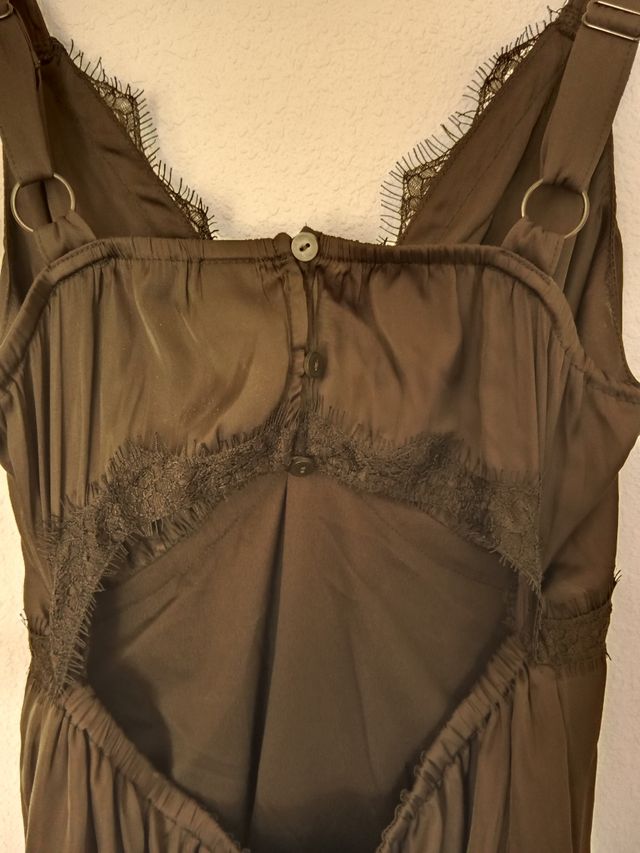 Vestido Old Navy negro elegante seda