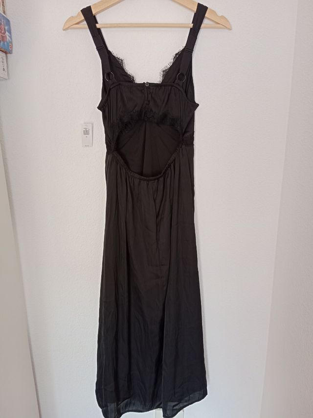 Vestido Old Navy negro elegante seda
