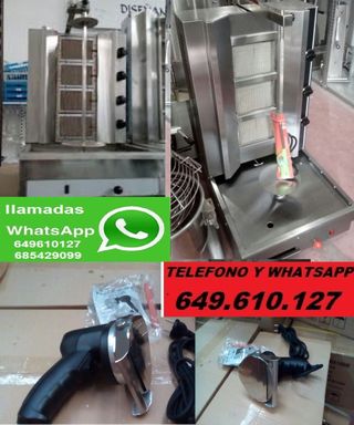 ASADOR KEBAB 4 FUEGOS gas butano propano 