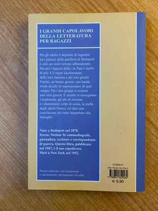 Libro: "I ragazzi della via Paal"