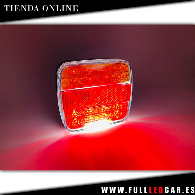 PILOTOS LED TRASEROS TRES FUNCIONES LUZ MATRICULA