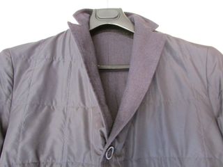 GIACCA BLU REVERSIBILE INTERNO NYLON IMBOTTITO - T