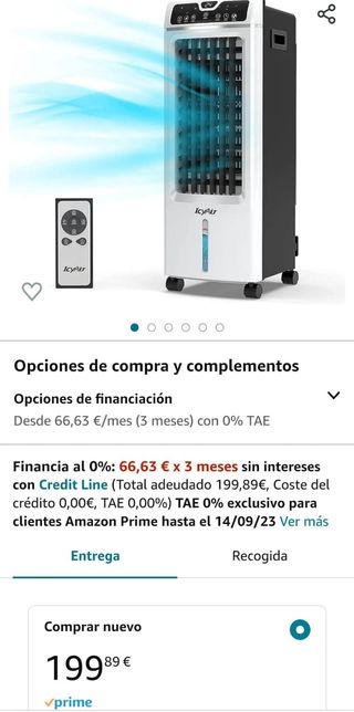 Climatizador Enfriador de Aire IciAir