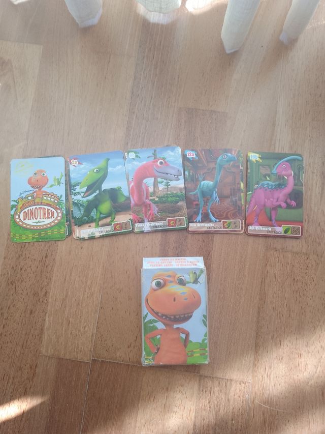 Dinotren, baraja de cartas Fournier