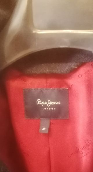 Abrigo de paño Pepe jeans