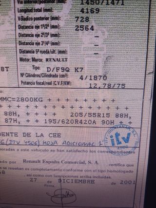 BOMBA INYECTORA RENAULT