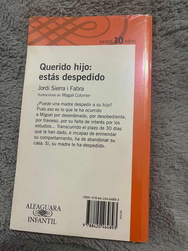 libro querido hijo estás despedido