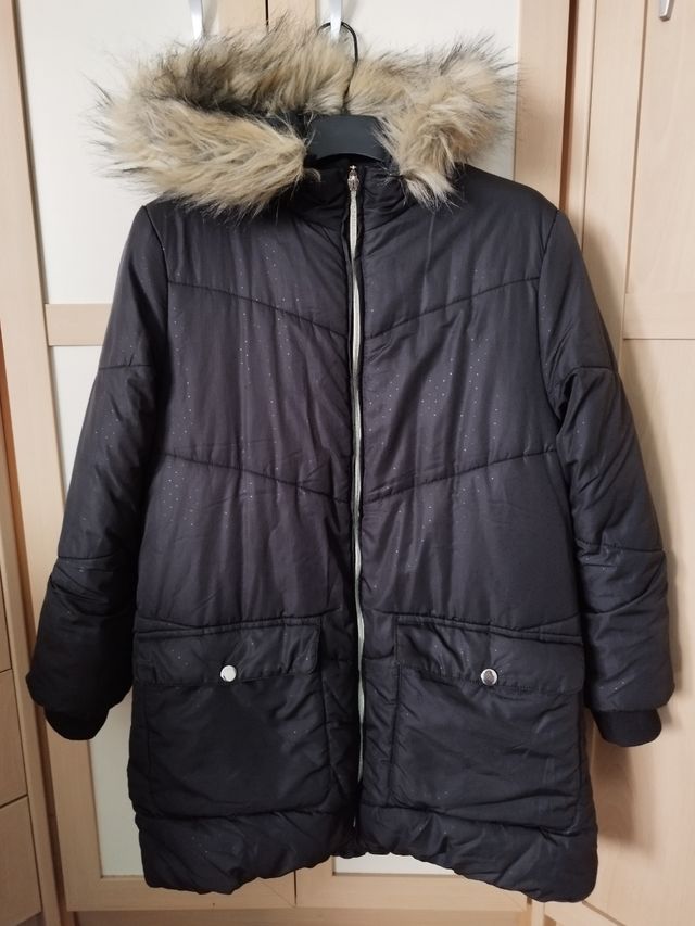 Plumífero negro talla 13-14