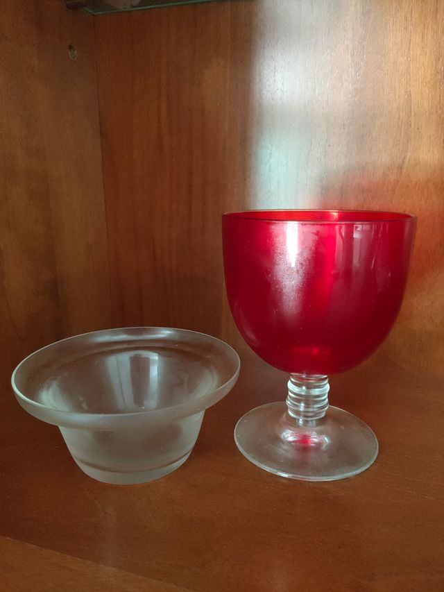 Copas para coctel gambas vintage