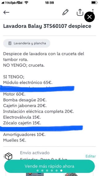 Balay 3TS60107 despiece