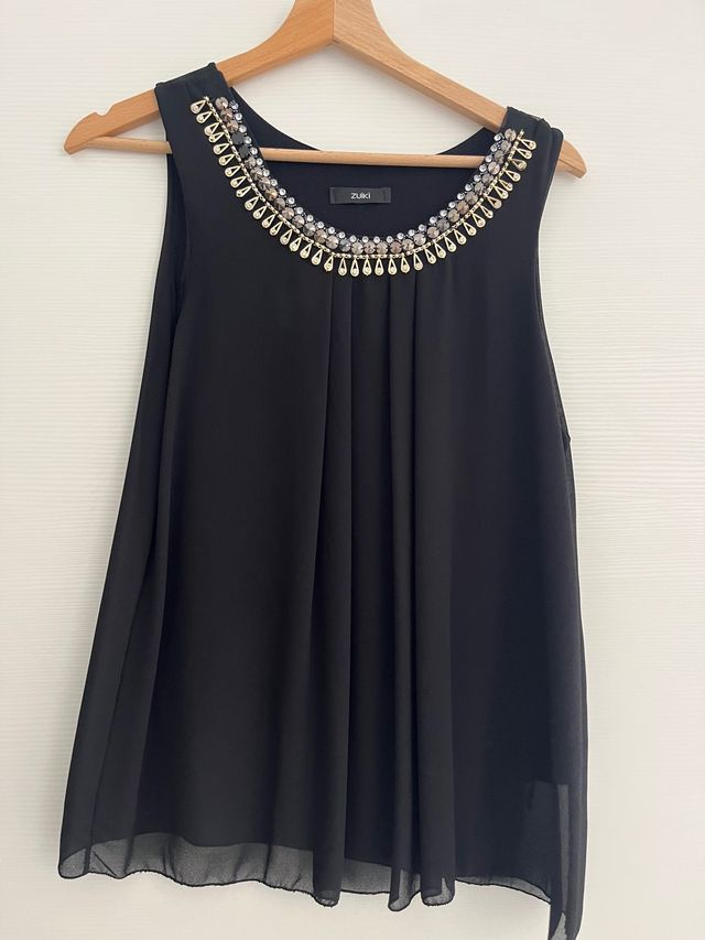 blusa nera