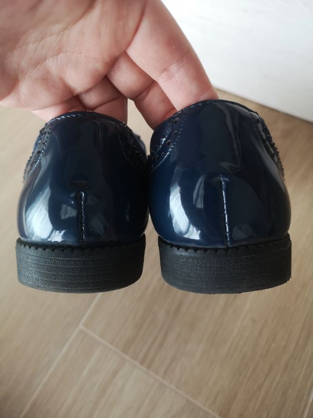 Zapatos Oxford azul marino 36 como nuevos