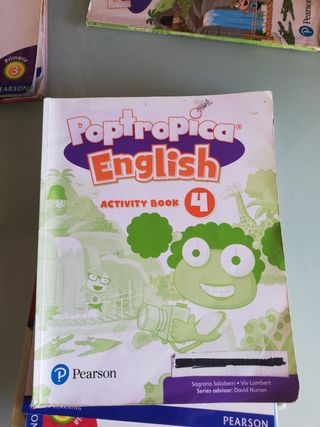 Libro inglés 4 primaria poptropica