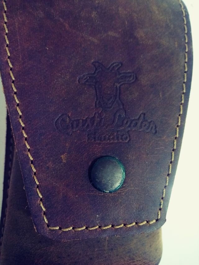 Cartera para puros de piel