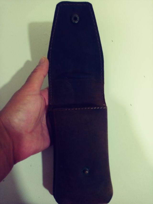 Cartera para puros de piel