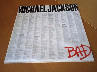 Discazo vinilo Michael Jackson - Bad