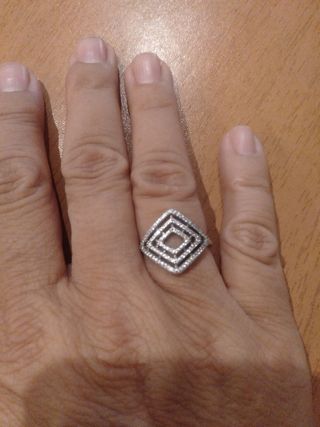 Anillo plata y circonitas Pandora 52