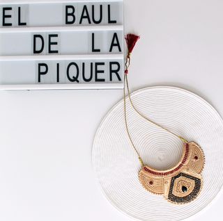 Gran collar estilo étnico