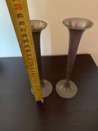 candelabri in ottone vintage