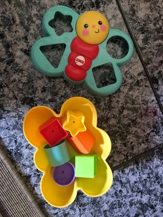 Lote 4 tipos dJugetes bebe 1/3 años