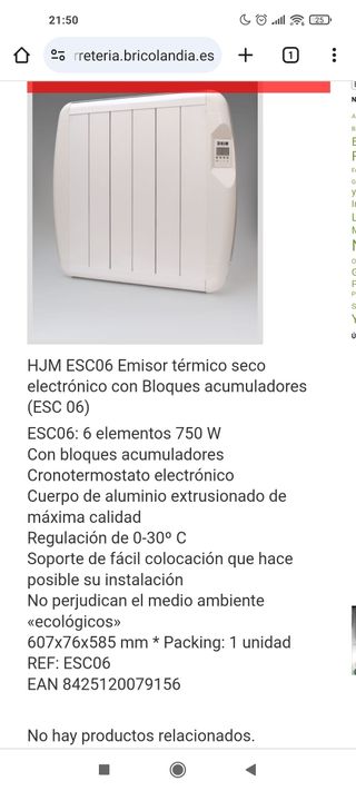Emisor termico HJM