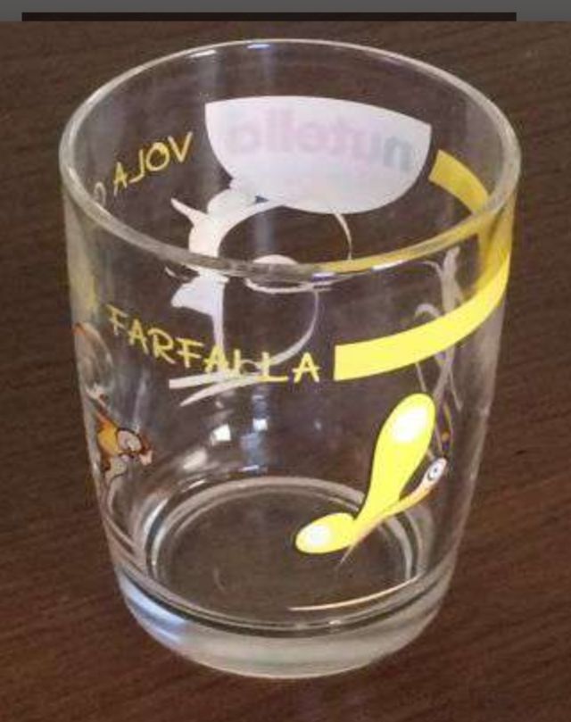 Bicchiere Nutella 2012 vola come una far