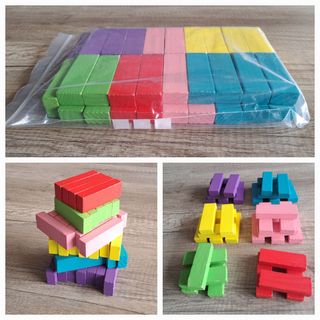 Juguetes de madera, piezas,  perchero